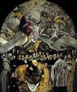 GRECO, El The Burial of the Count of Orgaz oil on canvas